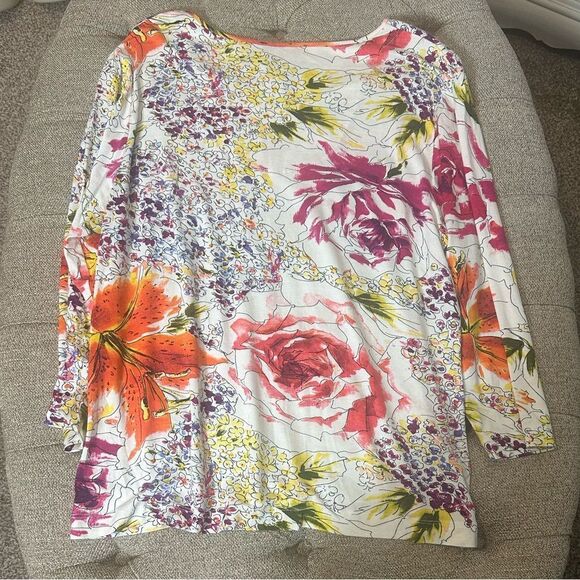 Vintage Chico’s Floral Top - Picture 9 of 16